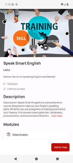 Eagle Spoken English Screenshot 0
