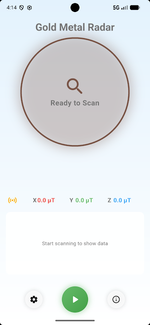 Gold Metal Radar Screenshot 0