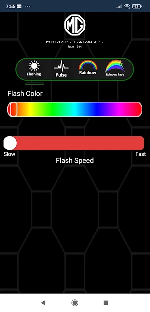 MG Motor Ambient Mood Lamp Screenshot 3
