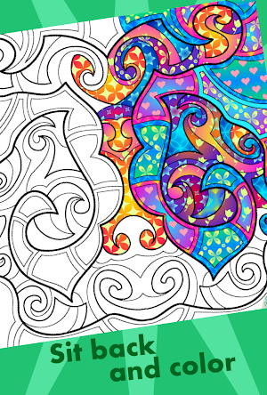 Colorju Symmetric Mandala Coloring Book Screenshot 1