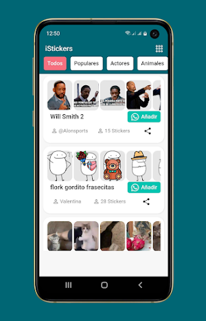 Stickers Application Screenshot 0