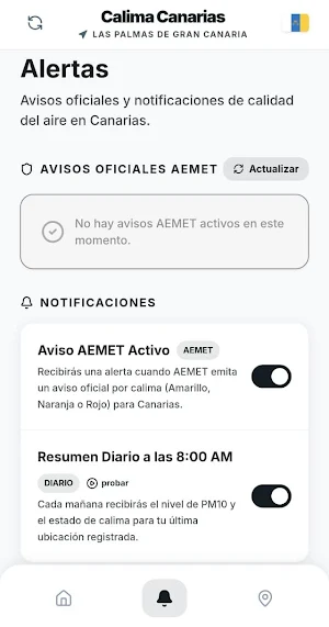 Calima Canarias Screenshot 1