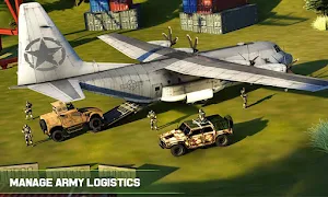 US Army Cargo Truck Transport Military Bus Driver Screenshot 3