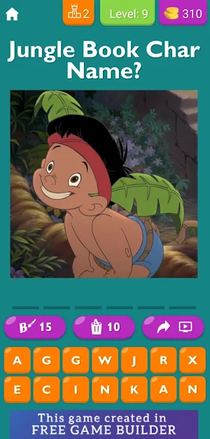 Jungle Book Quiz Screenshot 2