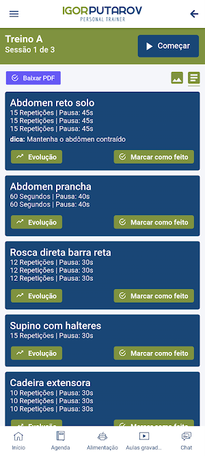 Igor Putarov Personal Trainer Screenshot 3