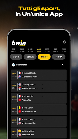 bwin Risultati Live Screenshot 3