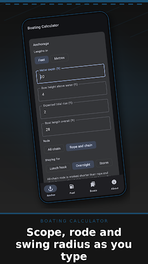 Boating Calculator Screenshot 0