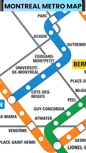 MontrealMetroMap Screenshot 2