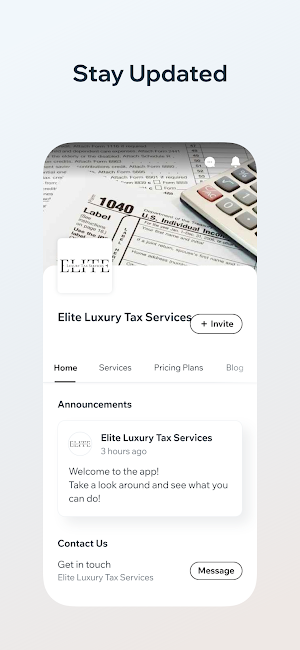 Elite Luxury Tax Services Screenshot 2