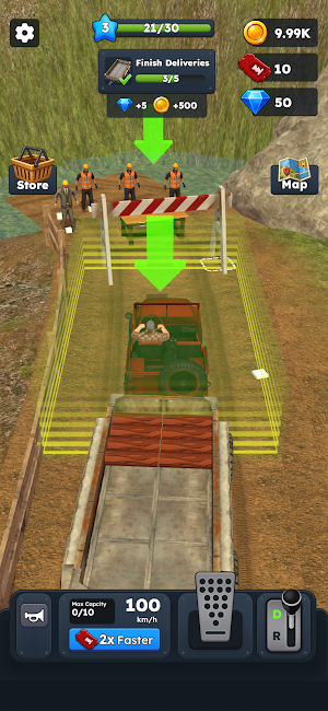 Lumberjack Driver : Simulator Screenshot 2
