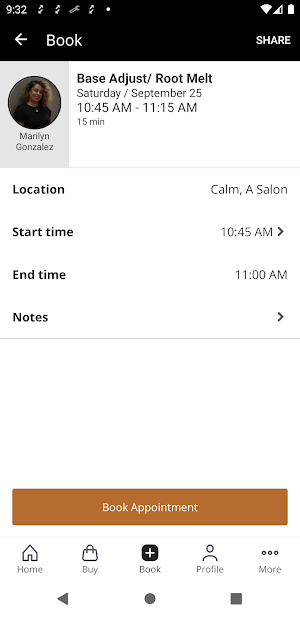 Calm A Salon Screenshot 2