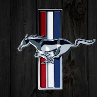 Ford Mustang Logo Wallpaper 4K