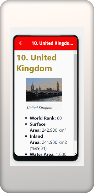 Top Largest  Countries Europe Screenshot 3
