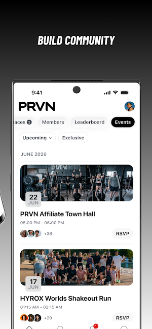 PRVN Fitness Community Screenshot 2