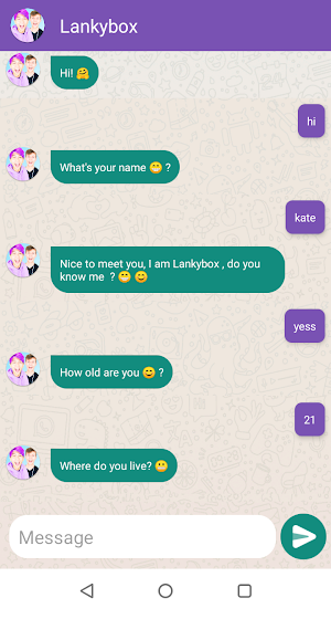 Lankybox Fake Video Call - Lankybox Call & Chat Screenshot 3