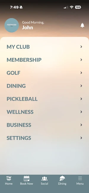 Tidewater Club Screenshot 1