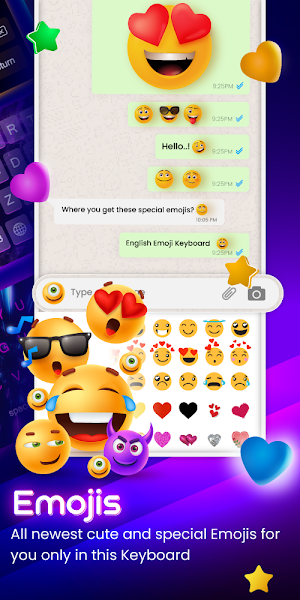 Emoji Keyboard: Themes, Fonts Screenshot 2