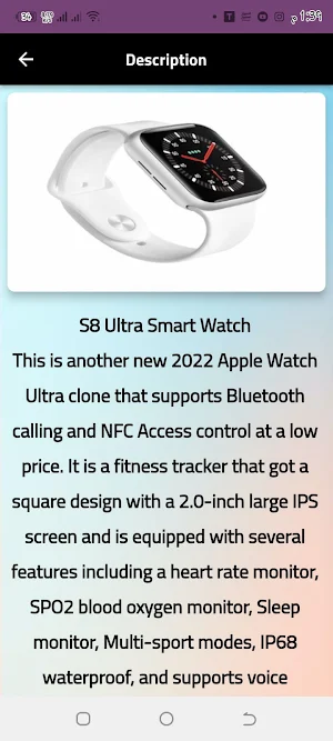 Smart watch S8 Ultra guide Screenshot 2