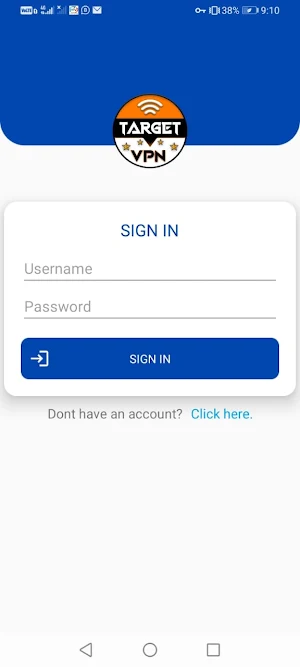 TARGET VPN Screenshot 0