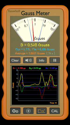 Gauss Meter Screenshot 1