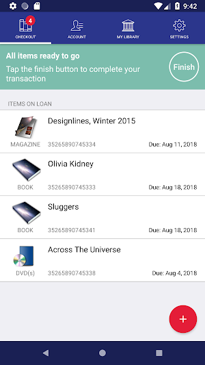 AU Library Self Check Screenshot 2