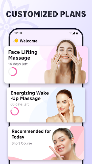 Face Yoga Exercise & Skin Care Screenshot 1