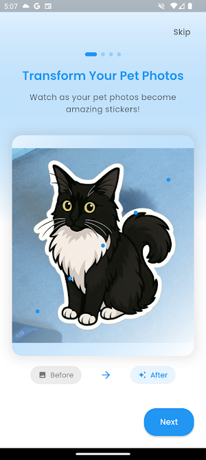 PetToon AI Pet Sticker Creator Screenshot 1
