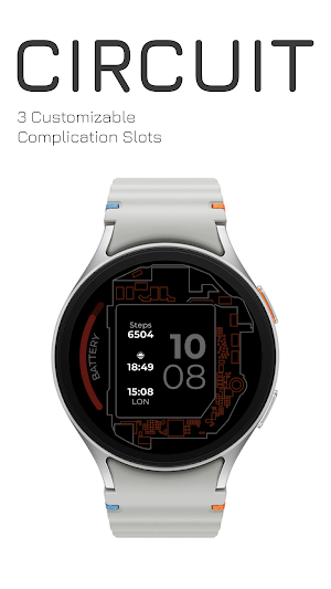 Circuit: Wear OS Watch Face Screenshot 2