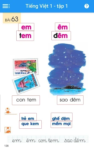 Tiếng Việt 1 - tập 1+2 Screenshot 3
