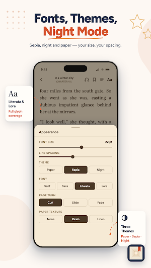 Bunko: EPUB, PDF & Word Reader Screenshot 3
