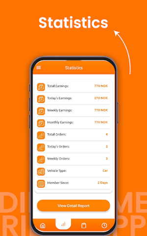DineHome Rider App Screenshot 1