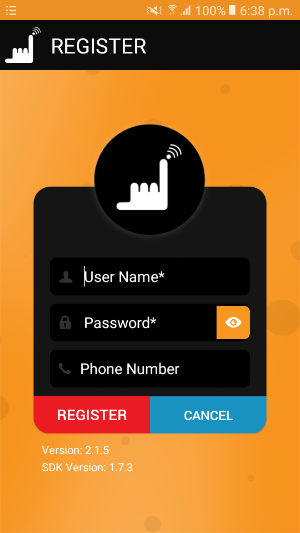 MediaCall MoSIP Screenshot 1