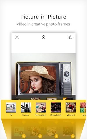 V Camera-Beauty Camera, Music Video, PIP Screenshot 1