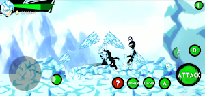 Super Boy Ultimate Alien Diamond Ice power freeze Screenshot 2
