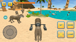 Armed Lion Simulator 3D Screenshot 1