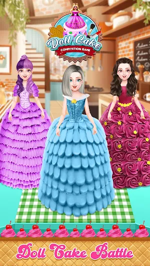 Doll Cake Games: Battle Queen Screenshot 0