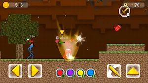 Stickman Fight In WorldCraft Screenshot 0