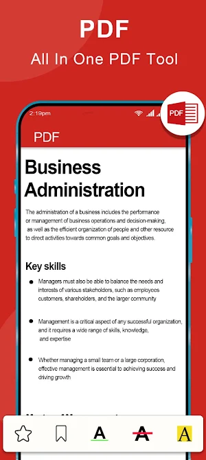 PDF Reader - Document Viewer Screenshot 1