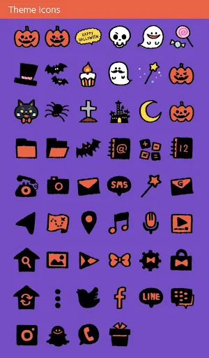 Cute Wallpaper Black Halloween Cat Theme Screenshot 3