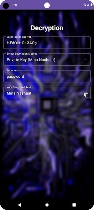 Text Encryption Screenshot 2