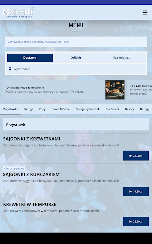 Restauracja Makani Screenshot 2