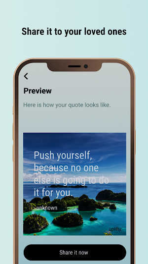 Uplifty:Daily Motivation Quote Screenshot 2