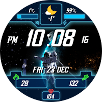 DIGI Space Animated Watchface