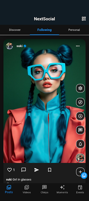 Next Social App Screenshot 1