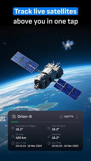 Satellites Tracker: ISS Detect Screenshot 0