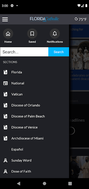 Florida Catholic News Screenshot 0