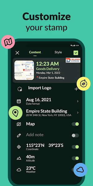 Timestamp Camera, Auto GPS Cam Screenshot 2