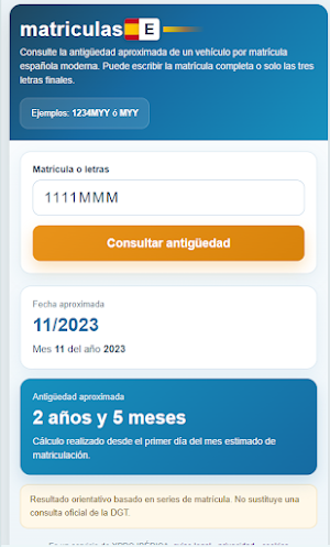 MatriculasE Screenshot 1