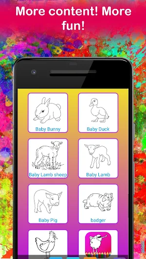 Farm Animals Coloring Screenshot 1
