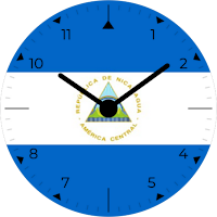 Nicaragua Analog Watch Face